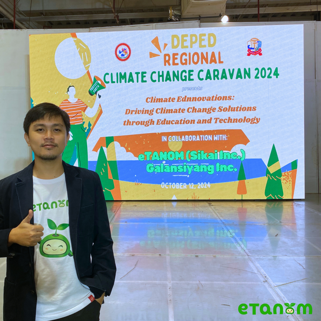 eTanom CEO Dreamer Lamberte at Regional Climate Change Caravan 2024